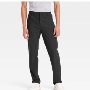 Goodfellow Co Tech Trousers Black XL Wrinkle Resistant Moisture Wicking